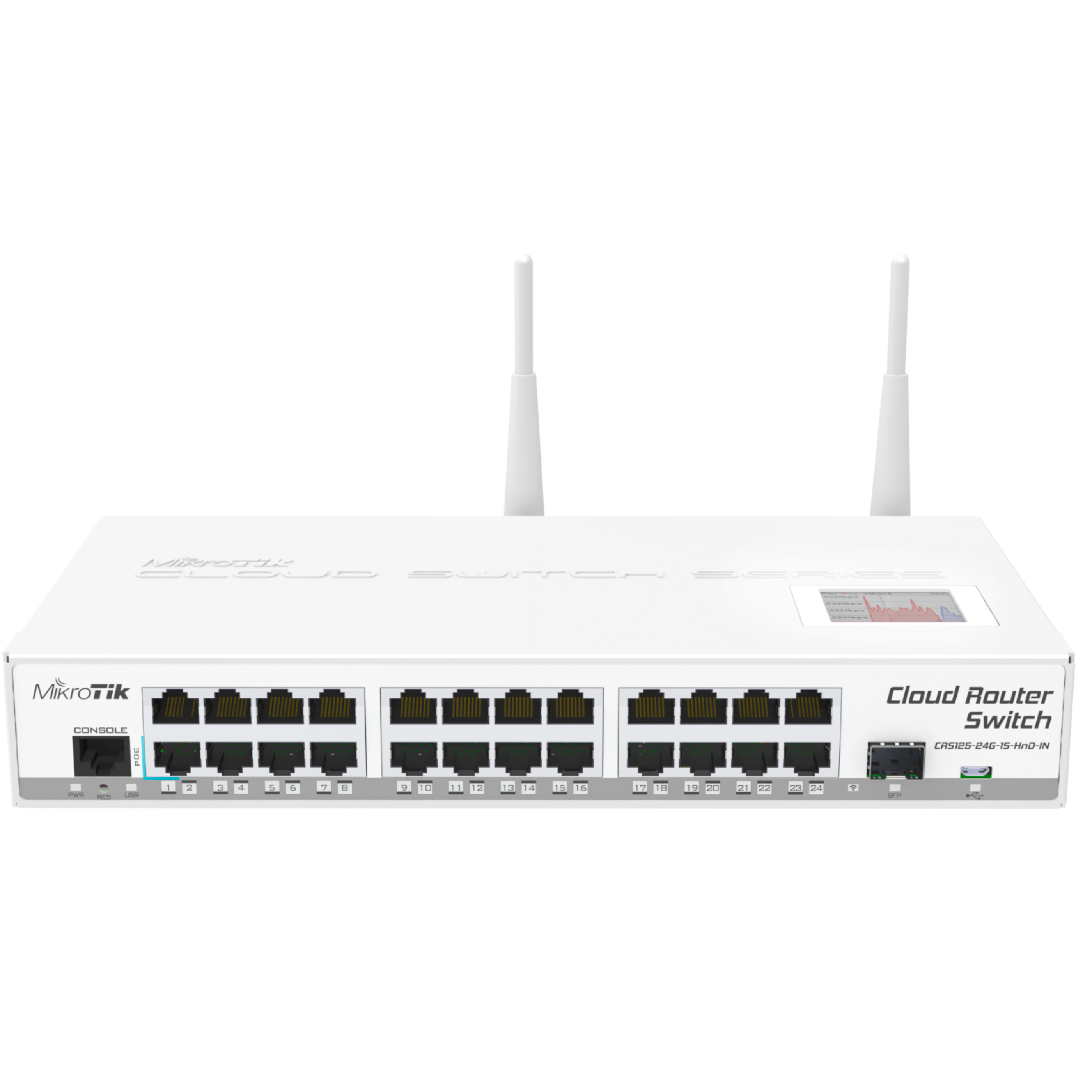 MikroTik 24x Gigabit Ethernet Layer 3 Smart Switch [CRS125-24G-1S 