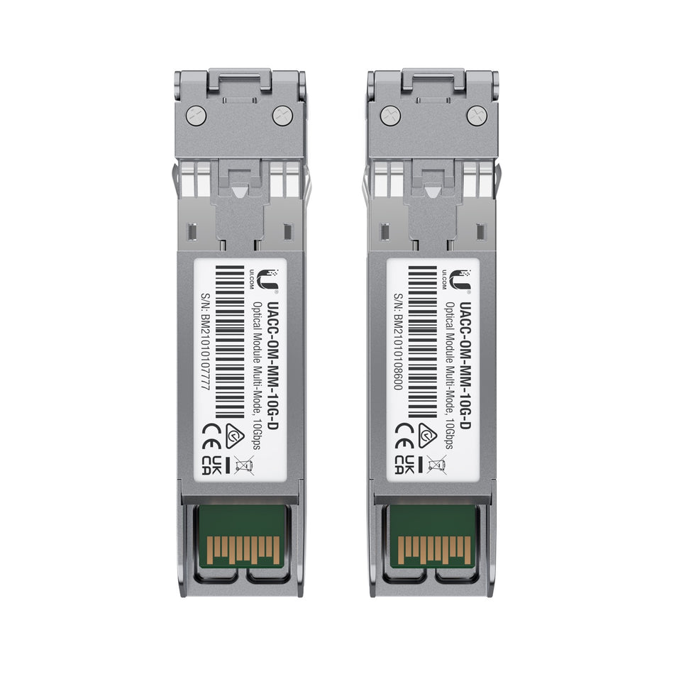 Ubiquiti UniFi 10 Gbps Multi-Mode Optical Module (20-Pack) [UACC-OM-MM-10G-D-20]