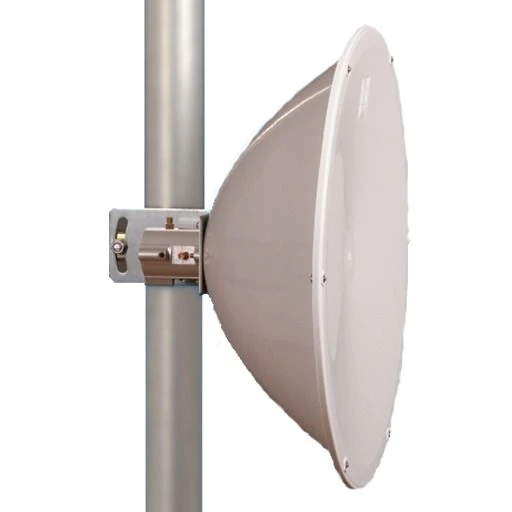 Jirous JRC-24DD 1FT 24dBi 5GHz High Performance Dual Polarity (RP-SMA) Dish Antenna with Radome 2-Pack