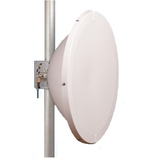 Jirous JRC-29DD RPSMA 2FT 29dBi 5GHz High Performance Dual Pol Parabolic (RPSMA) Dish Antenna with Radome 2-Pack