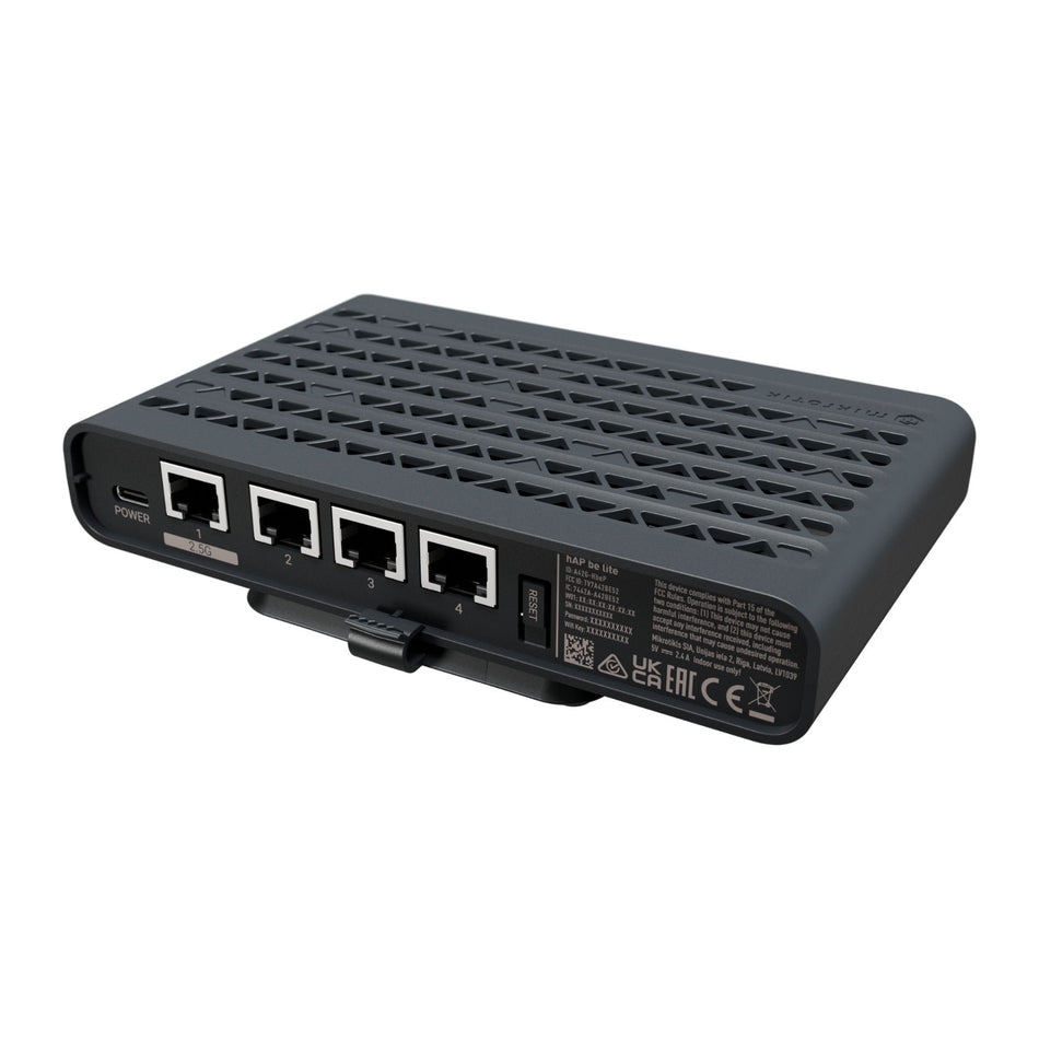 MikroTik hAP be Lite Wi-Fi 7 Router (US) [A42G-HbeP-US]