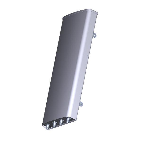 Alpha Wireless 2.3-2.7GHz, 4 Ports, 65°, 17dBi, Single Band Panel Antenna [AW3165-E-F]