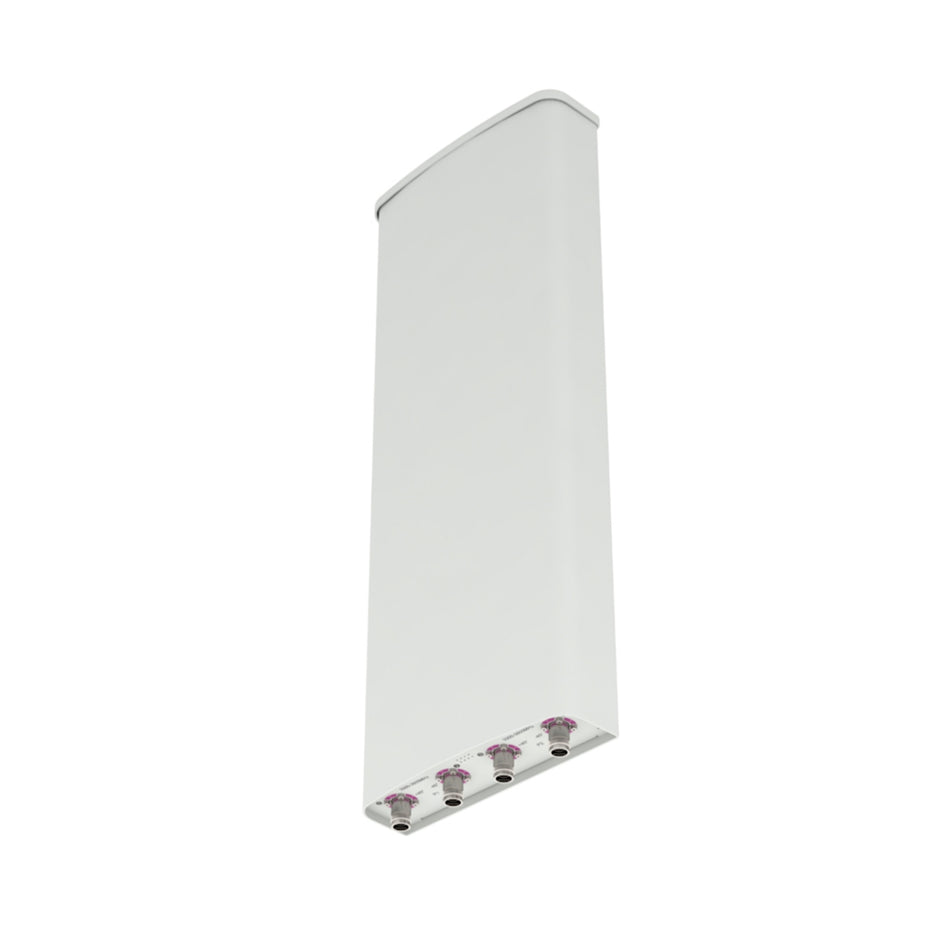 Alpha Wireless 3.3-3.8GHz 65° 18dBi Quad Port N-Female Fixed Tilt Sector CBRS Antenna [AW3023-T0]