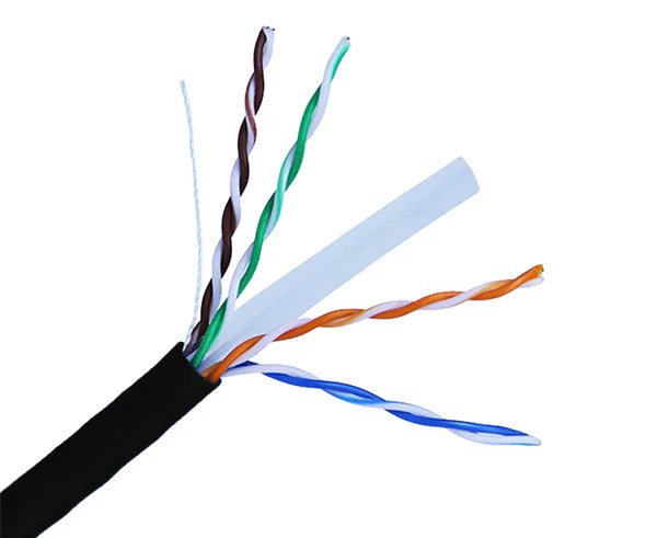 Primus Cable CAT6 600MHz CMR
Solid Unshielded Bulk Cable,1000FT (Black) [C6U-7697RK]