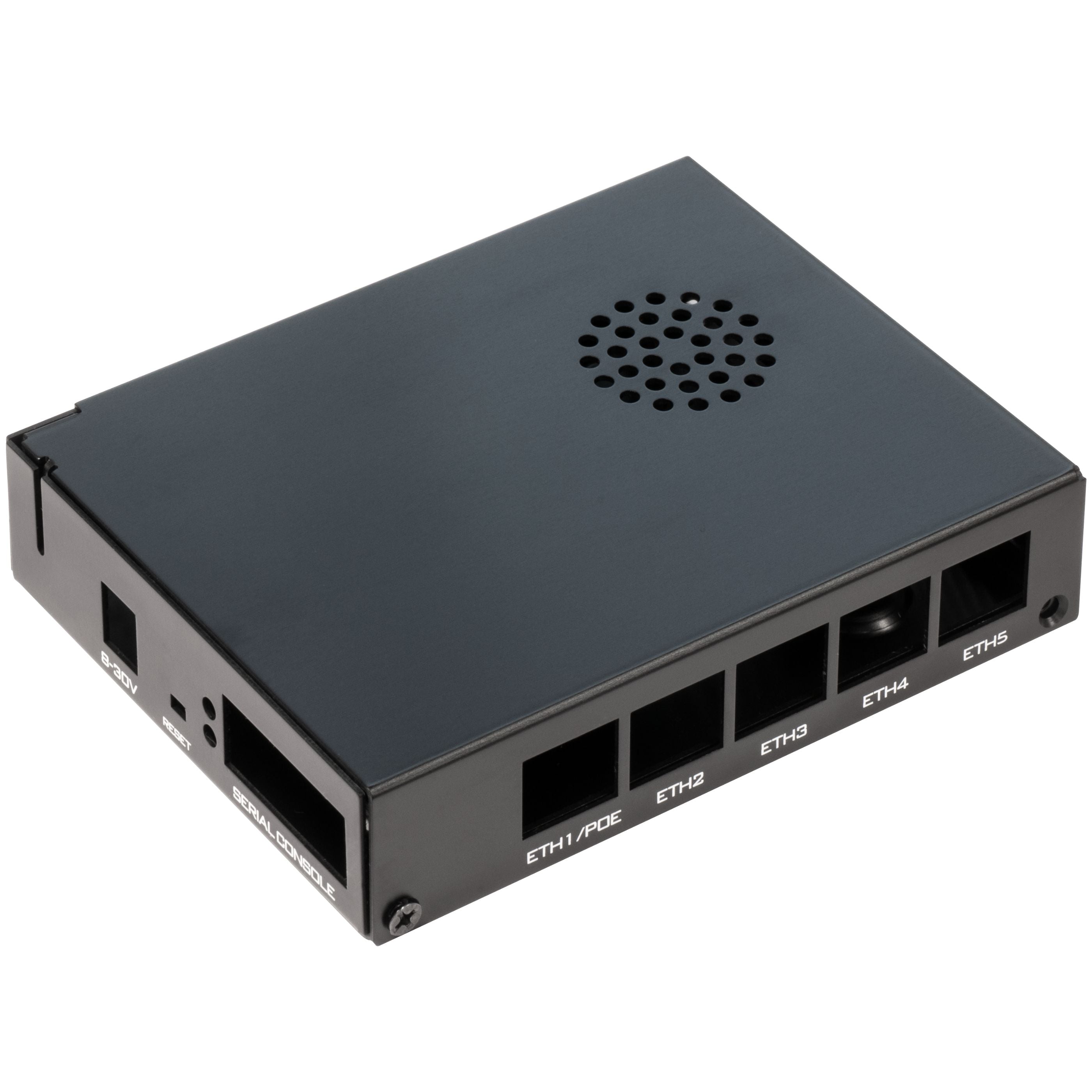 MikroTik Black Aluminum Indoor Case for RB450 and RB850 Series [CA150 ...