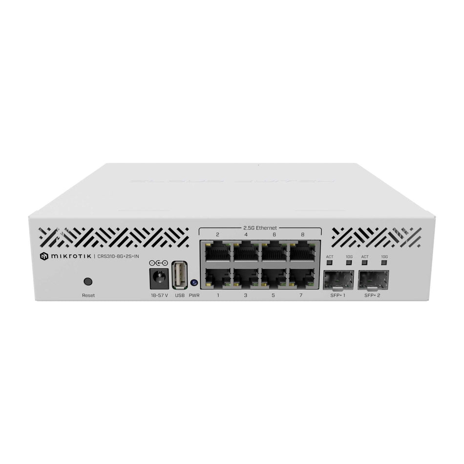 MikroTik CRS310-8G+2S+IN 2.5/10 Gigabit Combo Cloud Router Switch