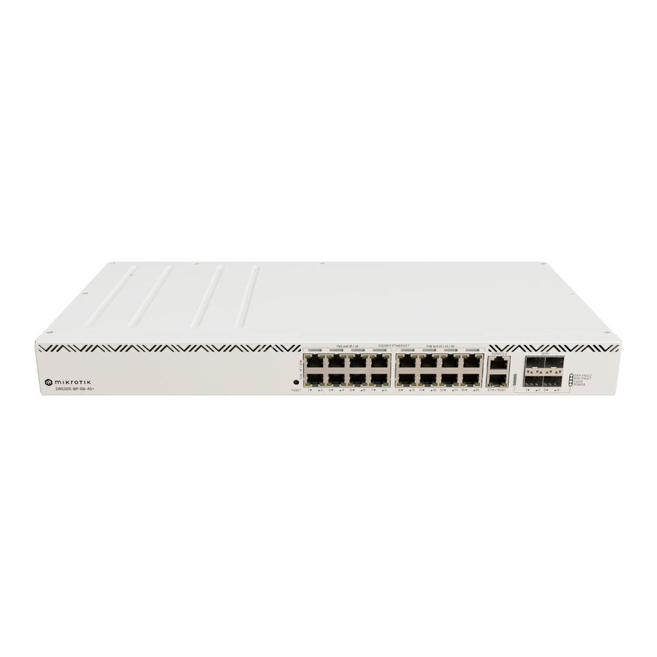 MikroTik CRS320 PoE++ (802.bt) Cloud Router Switch [CRS320-8P-8B-4S+RM]