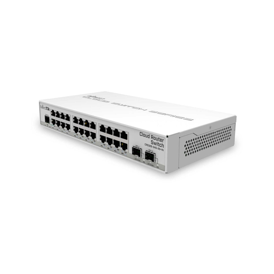 MikroTik CRS326-24G-2S+IN Cloud Router Switch w/ 24xGB 2xSFP+