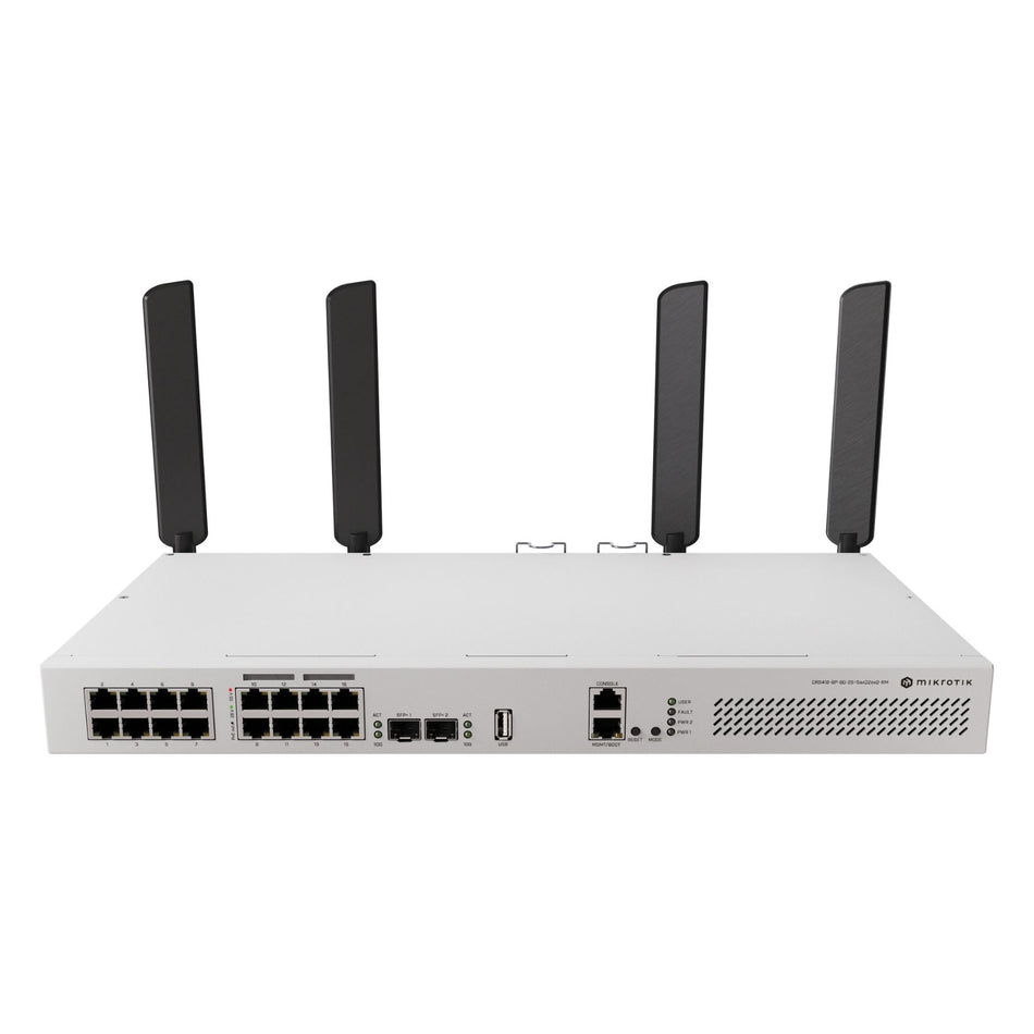 MikroTik CRS418-8P-8G-2S 5axQ2axQ-RM Cloud Router Switch