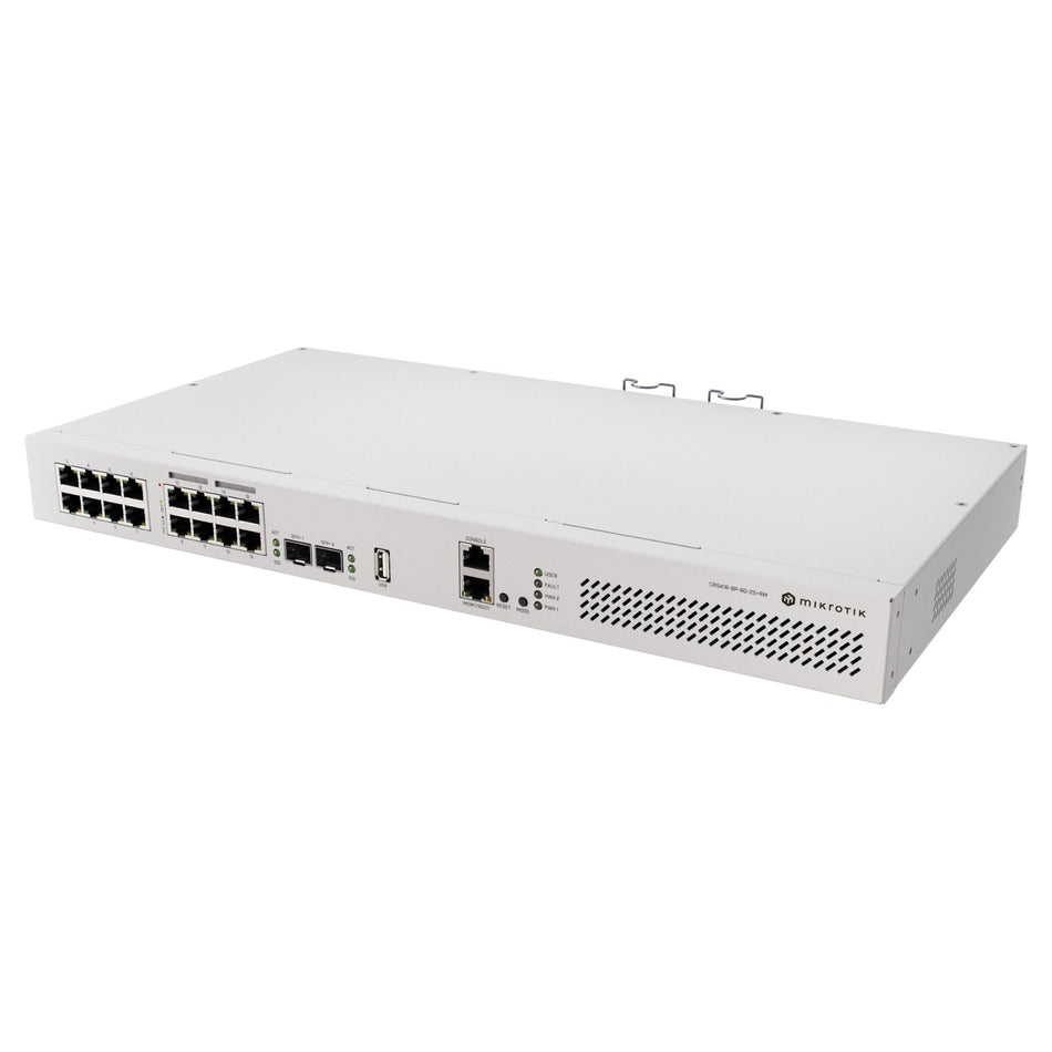 Mikrotik CRS418-8P-8G-2S+RM 16x Gigabit Ethernet, 2x 10G SFP+ Port Switch