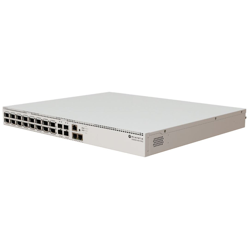 MikroTik CRS520-4XS-16XQ-RM 100G Switch with 16x QSFP28, 4x 25G SFP28 and 2x 10G Ethernet
