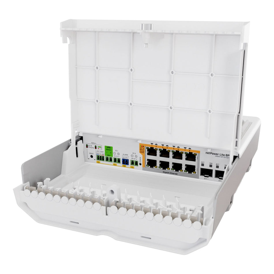 MikroTik netPower Lite 8P Switch [CSS610-8P-2S+OUT]