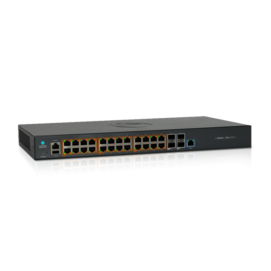 Cambium cnMatrix EX2028-P, Intelligent Ethernet PoE Switch [MX-EX2028PxA-U]