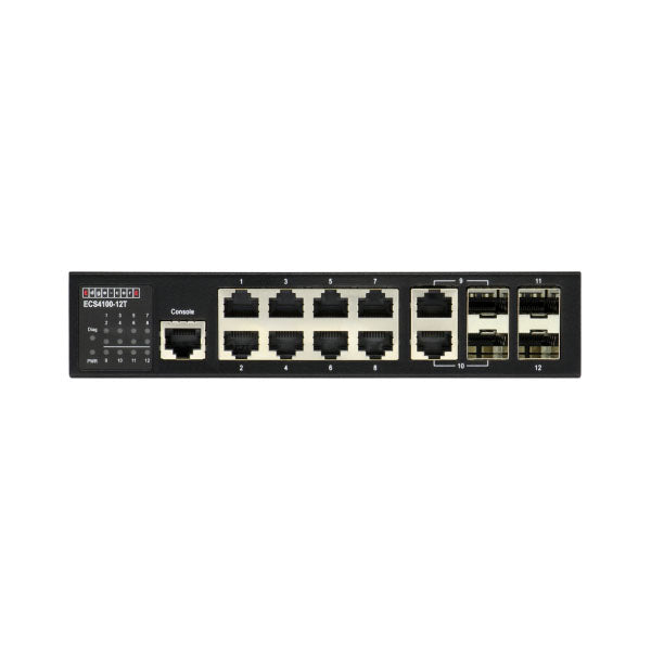 Edgecore L2+/L3 Lite 8-Port Gb Ethernet Access Switch [ECS4100-12T]