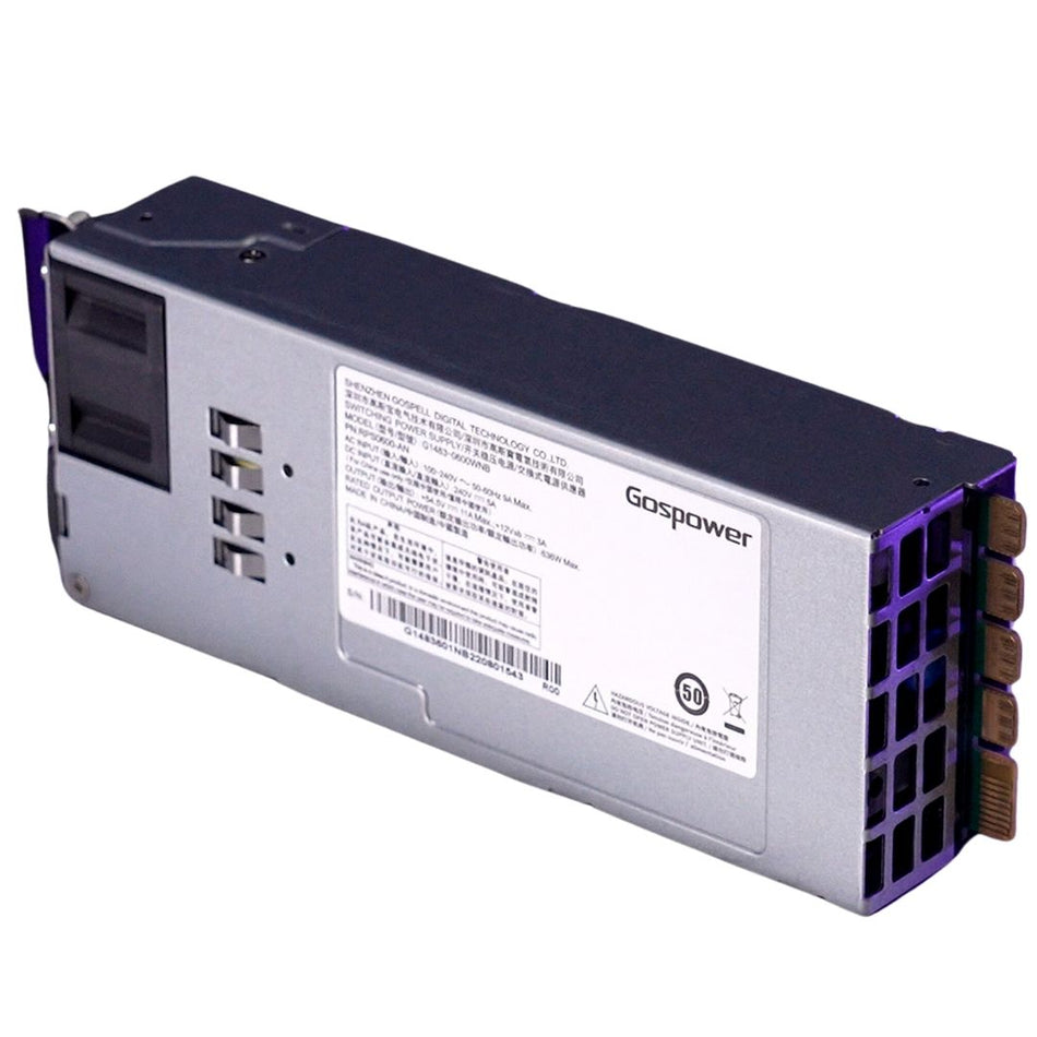 MikroTik Hot Swap 54.5V 10.35A Power Supply for CRS320-8P-8B-4S+RM PoE++ [G1483-0600WNB]