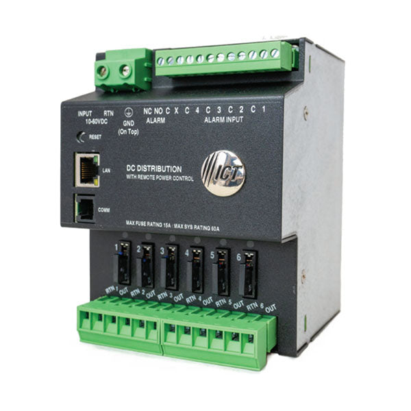 ICT DC Load Distribution Panel for DIN Rail Applications [ICT-DIN-PDU6]