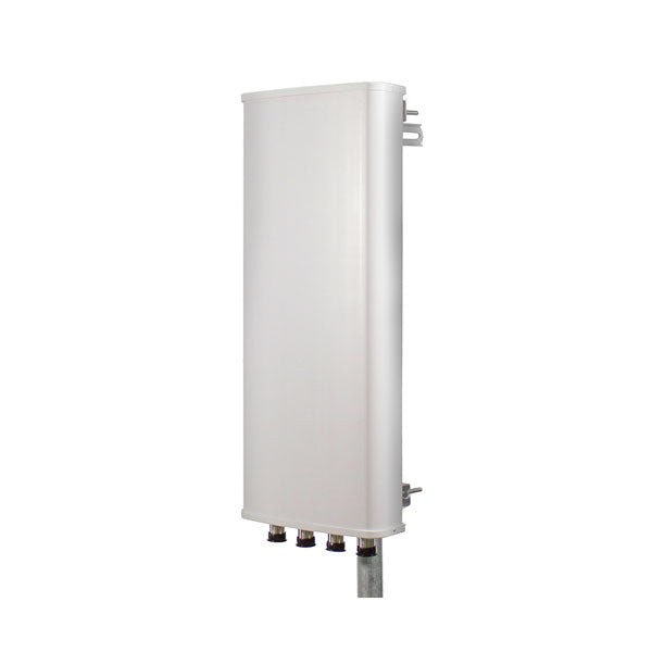 KP Performance 3.3 - 3.8 GHz 65° ± 45° Slant 4 Port 18 dBi N-Type Connectors Sector Antenna