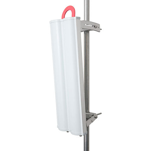 KP Performance 3.5 GHz to 4.2 GHz, + 4.9 GHz to 6.4 GHz, 4-port Dual Band Sector Antenna