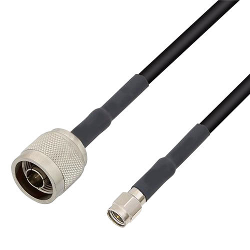 KP Performance Reverse Polarity SMA to N-Male LMR 195 Cable 6 Inch, 2 Pack