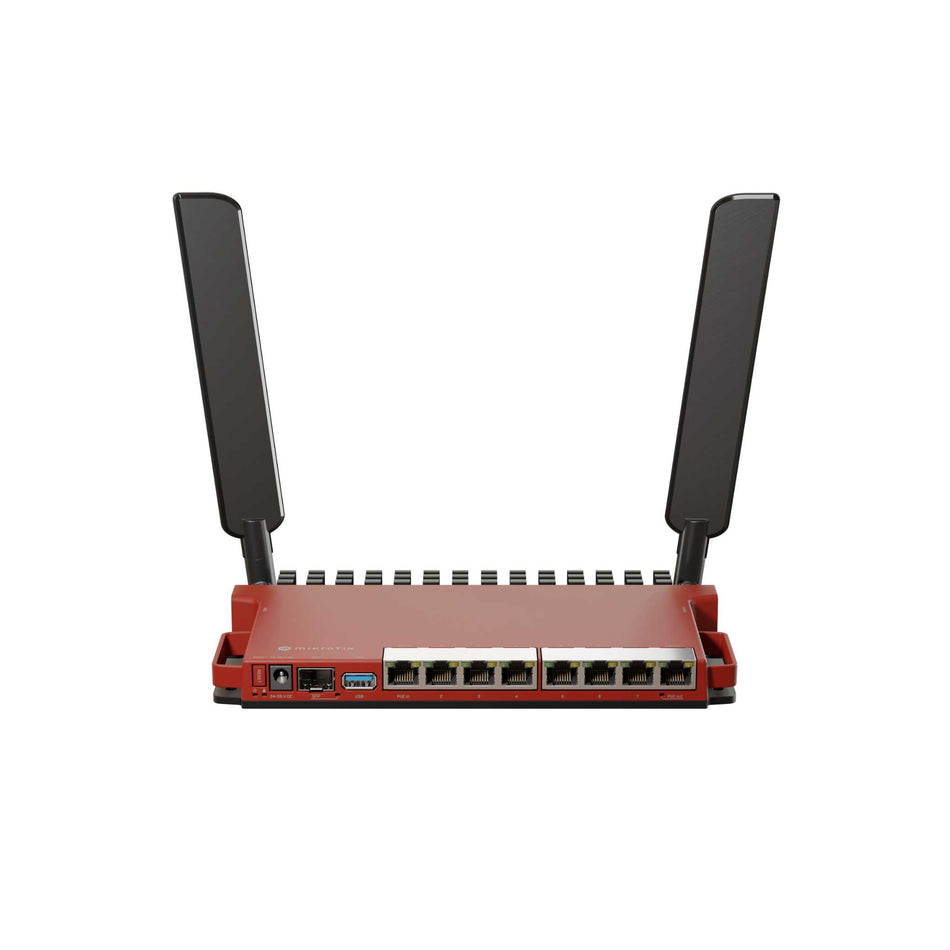 MikroTik L009UiGS-2HaxD-IN 8x Gbit Ethernet, 1x 2.5Gbit SFP with 2.4 GHz ax Dual-Chain Wireless Router