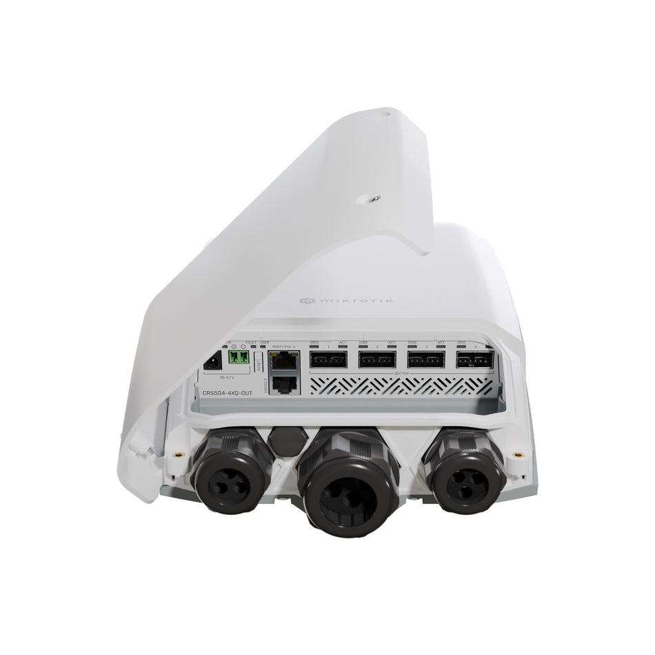 MikroTik CRS504-4XQ-OUT Outdoor 100G Switch with 4x QSFP28 (IP66 Weatherproof)