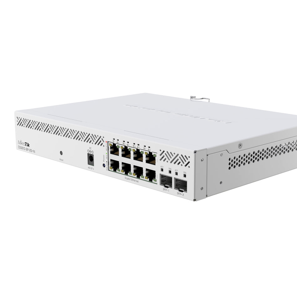 MikroTik CSS610 8x Gigabit PoE-Out 2x 10-Gigabit SFP+ Switch [CSS610-8P-2S+IN]