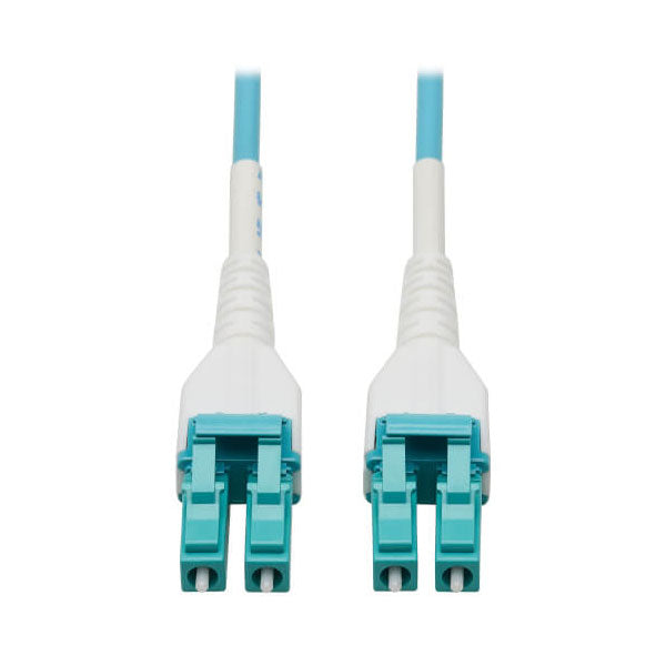 Tripp Lite 100G Duplex Multimode 50/125 OM4 Armored Fiber Optic Cable (LC/LC Duplex M/M), LSZH, Aqua, 100 m - Thumbnail 5