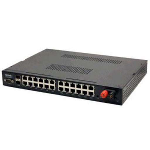 Netonix 24-Port Managed 24V-48V PoE Switch + 2SFP Uplink Ports 500W [WS-26-500-DC-NCS]