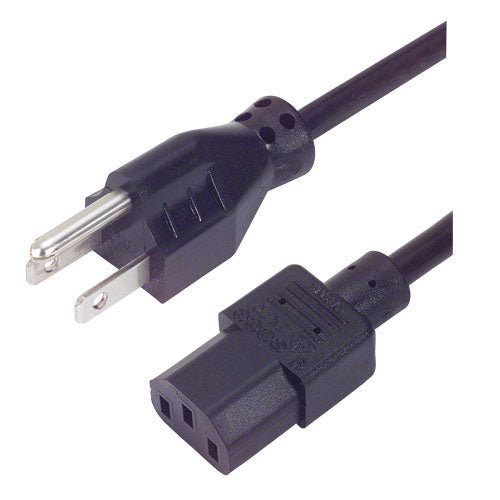 L-Com Power Cord N5/15-C13, UL/CSA, 7'6" [PCM1012]
