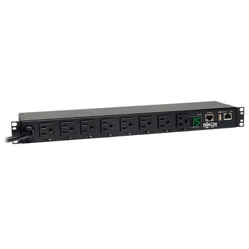 Tripp Lite 1.4kW Single-Phase Switched PDU 120V Outlets (8 5-15R) [PDUMH15NET2LX]