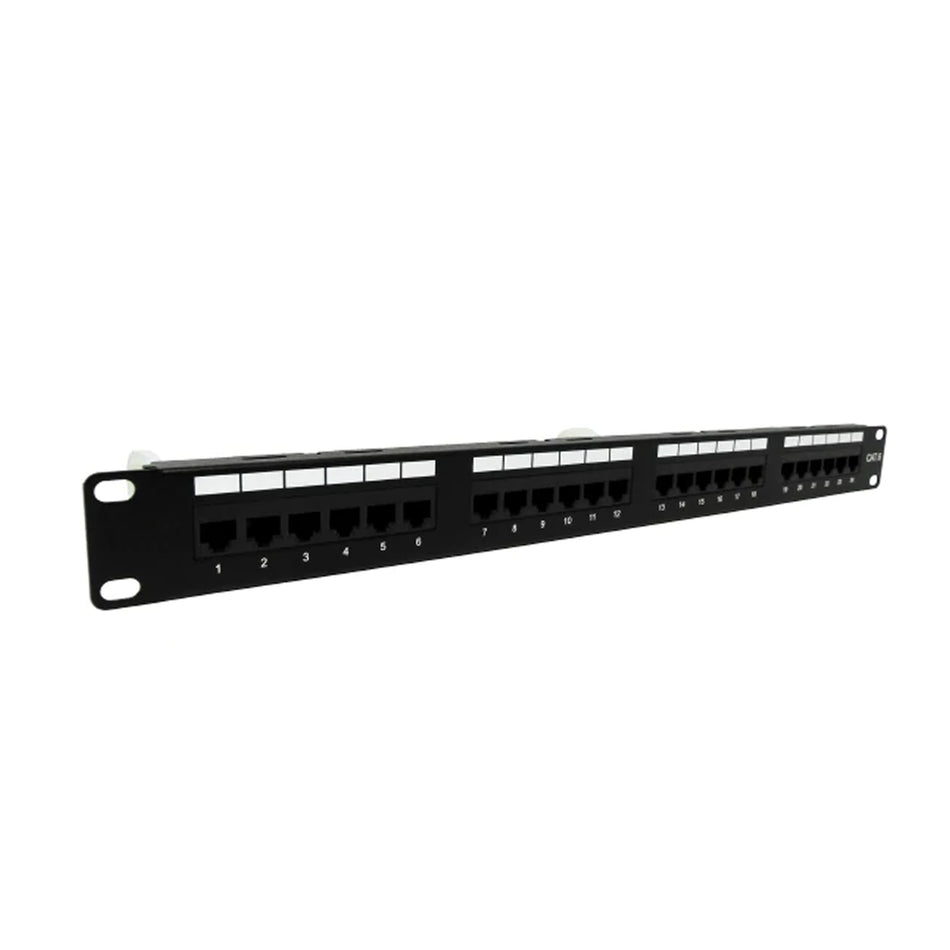 Primus Cable CAT6 Network 24-Port Patch Panel, 1U Rack Mount [PP2-304/24P]