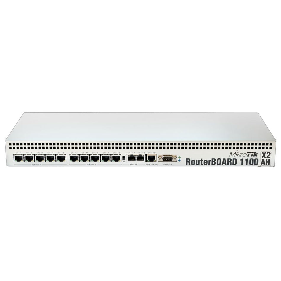 MikroTik 13x Gigabit Ethernet, 1066MHz Dual Core CPU Router [RB1100AHx2] **Open Box**