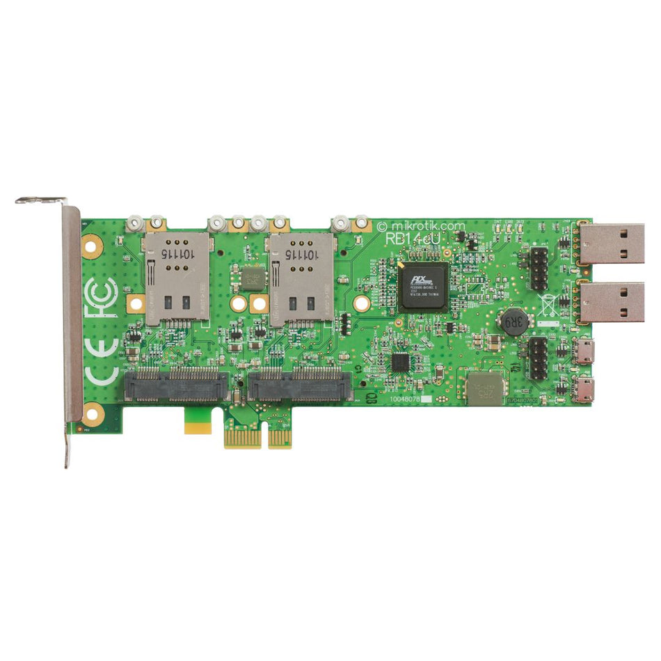 MikroTik 4x miniPCI-e to PCI-e Adaptor [RB14eU]