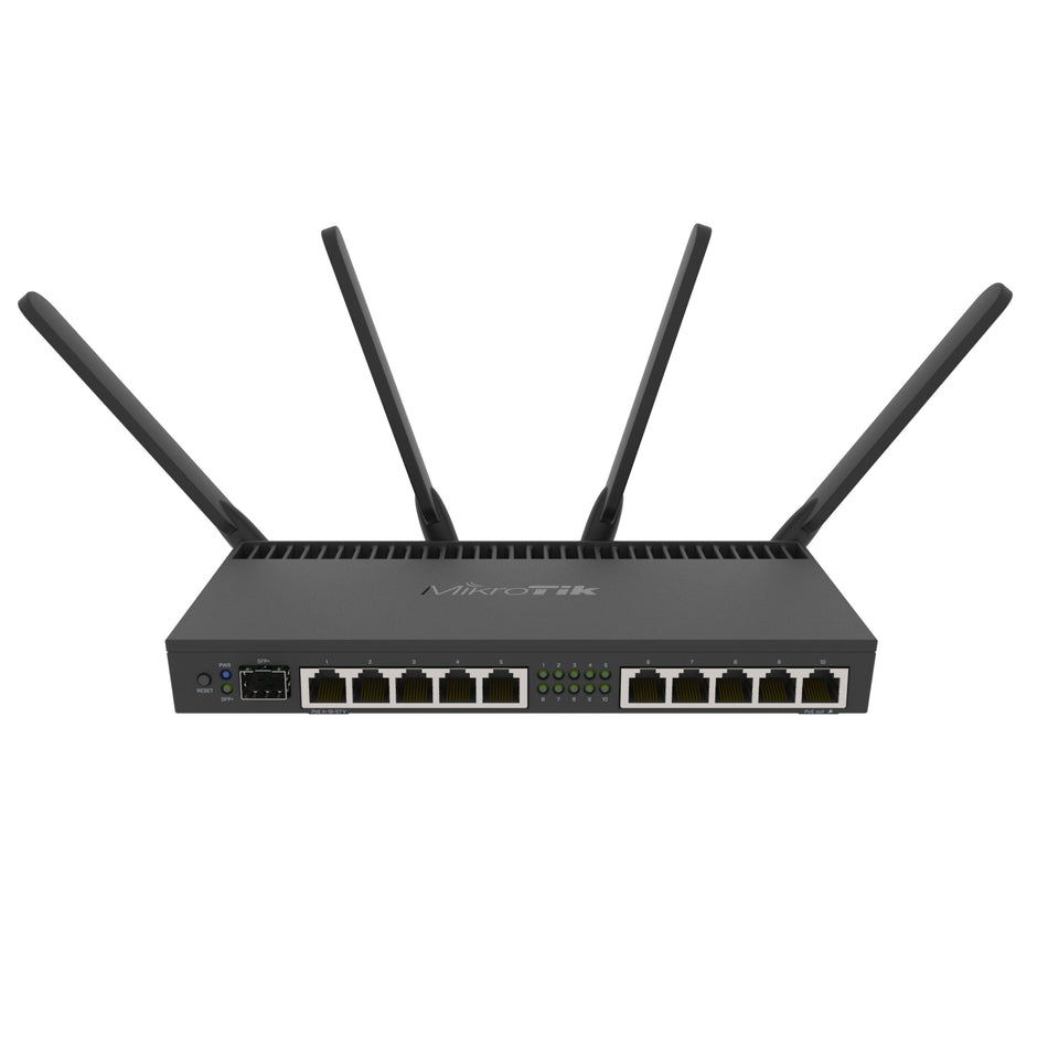 MikroTik RB4011 Dual-Band SFP+ 4 Chain 10 Gigabit Ports L5 (US) [RB4011iGS+5HacQ2HnD-IN-US]
