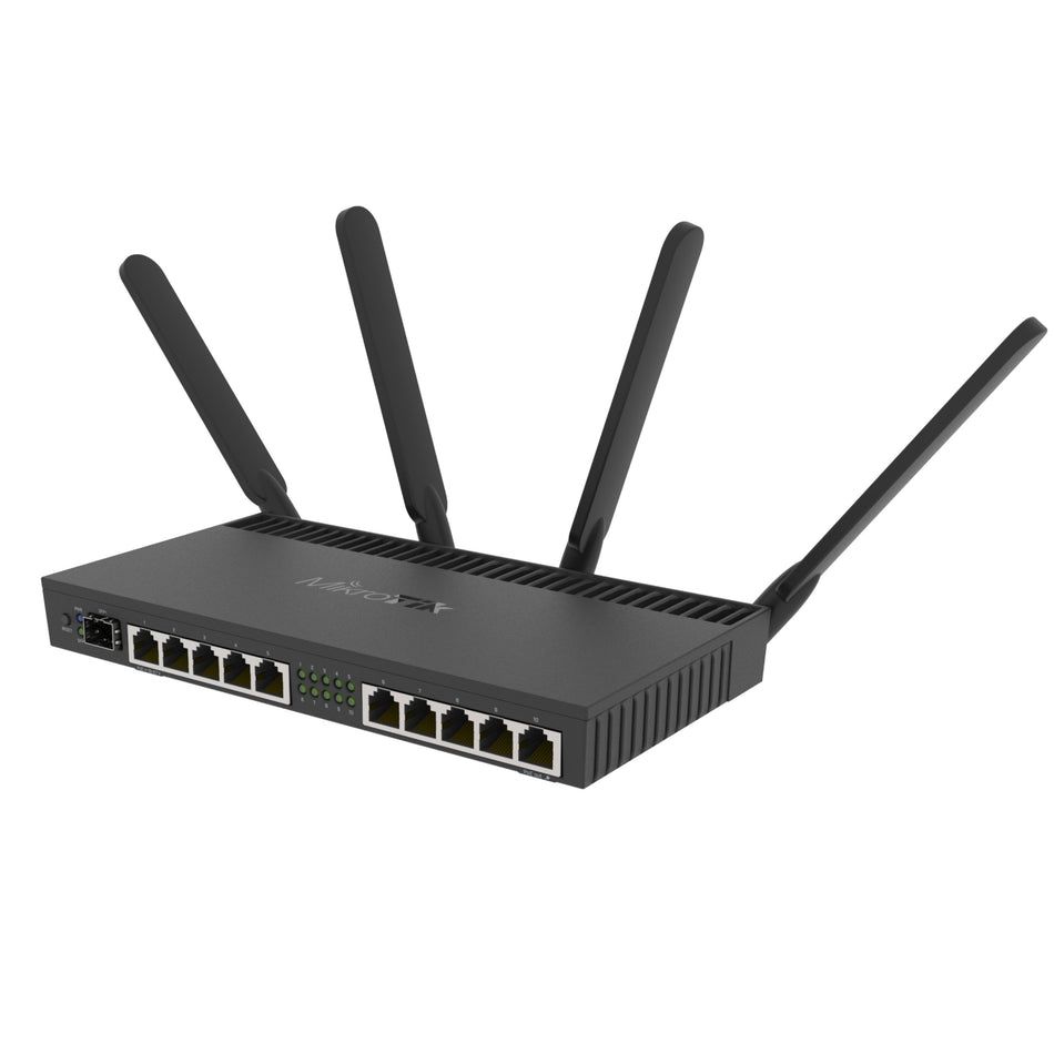 MikroTik RB4011 Dual-Band SFP+ 4 Chain 10 Gigabit Ports L5 (US) [RB4011iGS+5HacQ2HnD-IN-US]