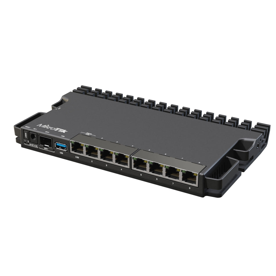 MikroTik RB5009UG+S+IN Compact Router (7x GbE, 2.5GbE, 10G SFP+)