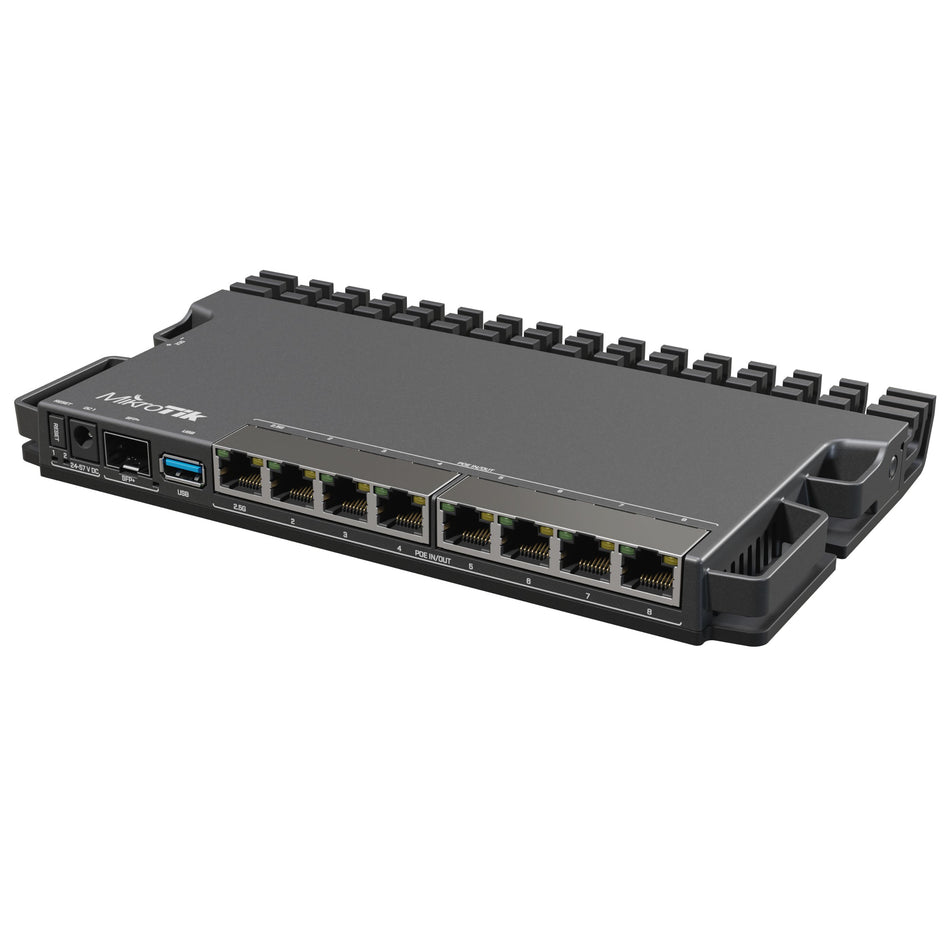 MikroTik RB5009UPr+S+IN PoE Router with 2.5G Ethernet & 10G SFP+
