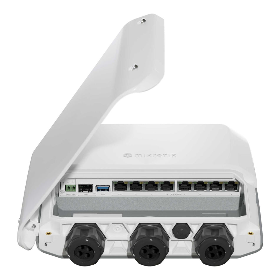MikroTik RB5009UPr+S+OUT Outdoor PoE Router (2.5GbE + 10G SFP+)