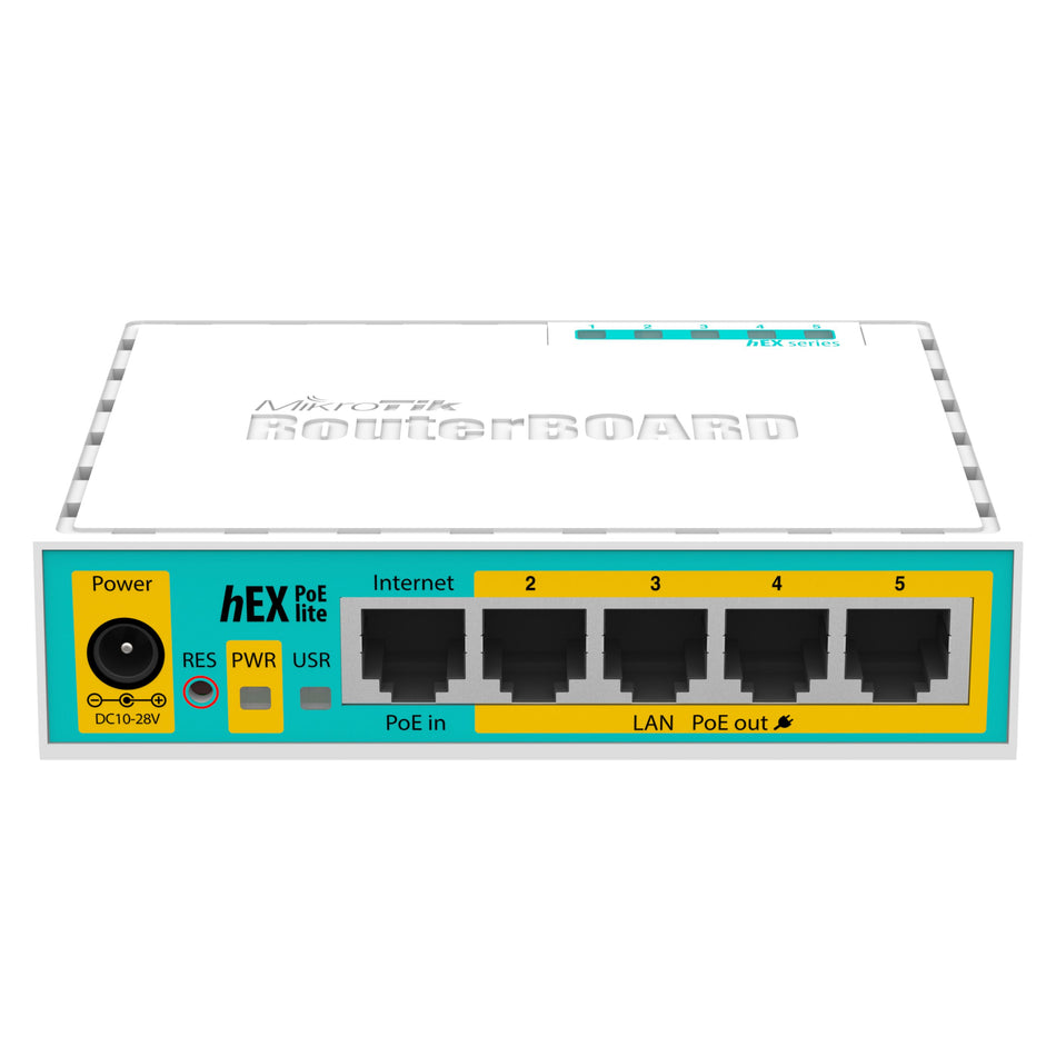 MikroTik hEX PoE lite 5xEthernet Router [RB750UPr2]