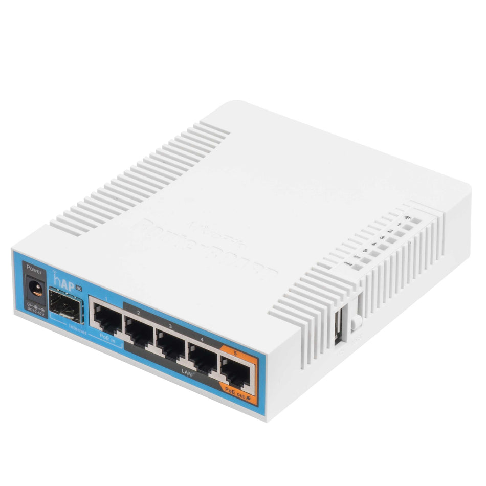 MikroTik hAP ac Gigabit Dual Band Indoor Access Point - US [RB962UiGS-5HacT2HnT-US] **Open Box**