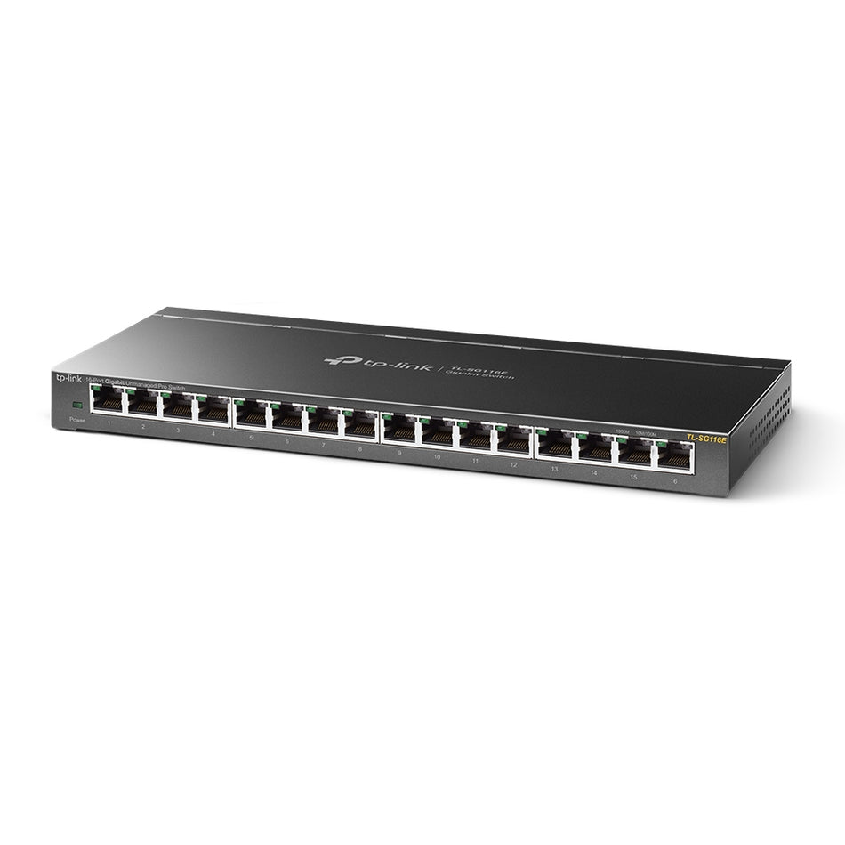 TP-Link 16-Port Gigabit Unmanaged Pro Switch [TL-SG116E]