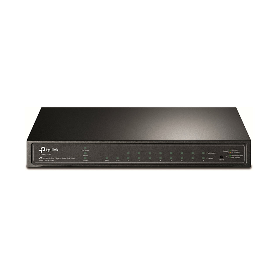 TP-Link JetStream 8-Port Smart PoE Switch [T1500G-10PS]