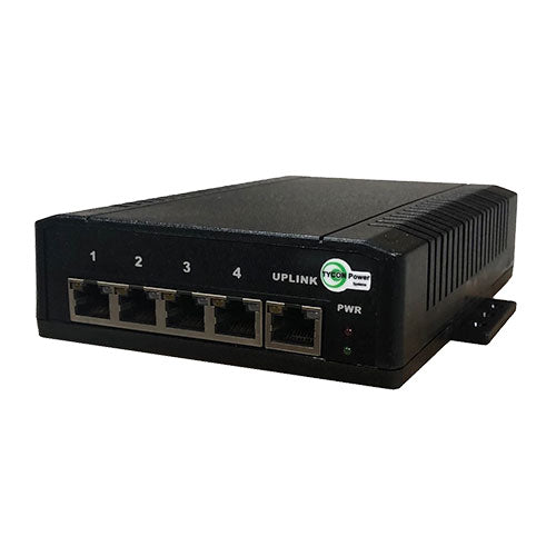 Tycon Power 48-56VINPUT, 5 Port High Power PoE Switch [TP-SW5GD-BT]