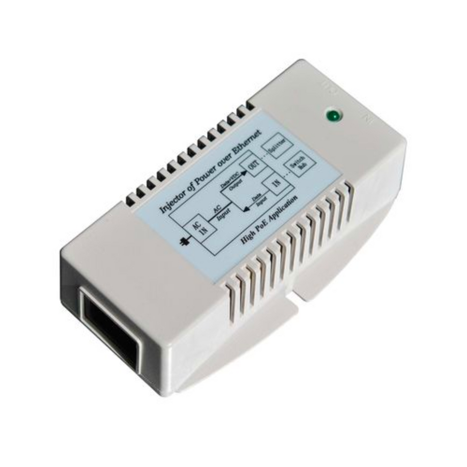 Tycon Systems 56V 50W Gigabit High Power Passive PoE Power Inserter w/Surge Protection [TP-POE-HP-48G]