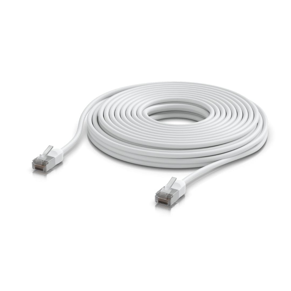 Ubiquiti UniFi Premium Patch Cable Outdoor, White, 12m [UACC-Cable-Patch-Outdoor-C6A-12M-W]