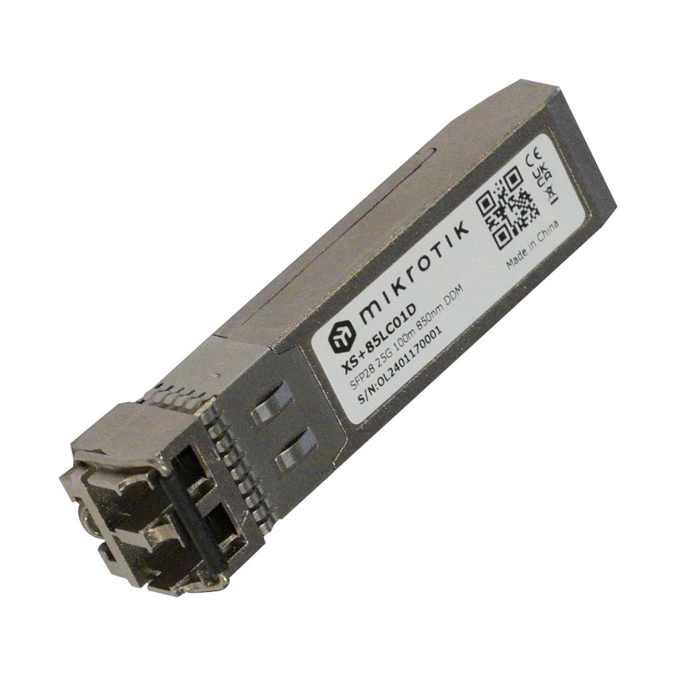 MikroTik 1.25G SFP, 10G SFP+ and 25G SFP28 module  [XS+85LC01D]