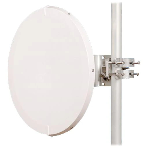 Jirous JRC-29DD DuplEX 4.9-6.1 GHz 29dBi RPSMA Parabolic Antenna with JDMW-900 AR Precision Mount