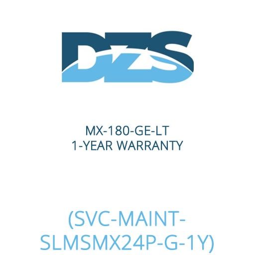 DZS GOLD Warranty 24HR Spare in the Air Escalated Response Time for MX-180-GE-LT - 1 Year