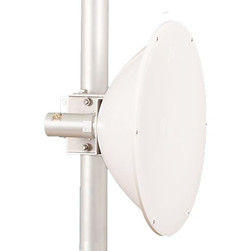 Jirous JRC-24DD DuplEX 4.9-6.1 GHz 24.5dBi RPSMA Parabolic Antenna with JDMW-900 AR Precision Mount