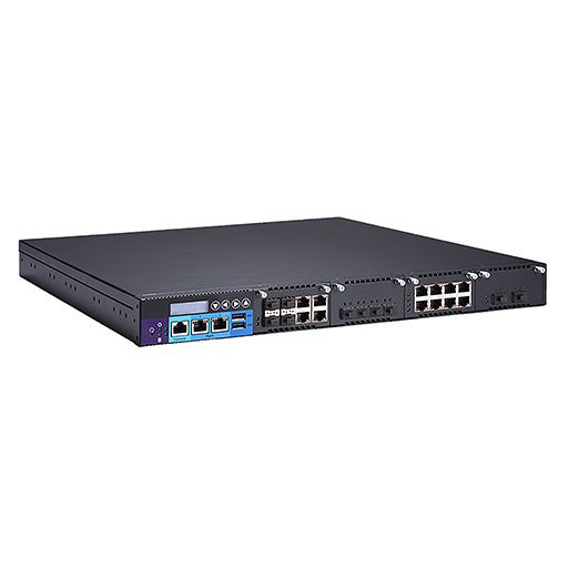 Maxxwave Vengeance 3 1RU Rackmount 4-Port 10GbE Expandable Intel C246 LAN Octa-Core Router